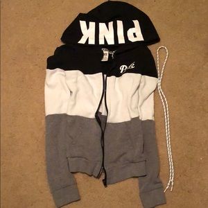 VS Pink full zip hoodie